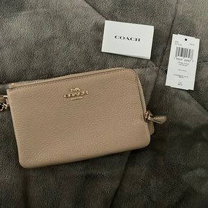 Coach Double Zip wristlet
